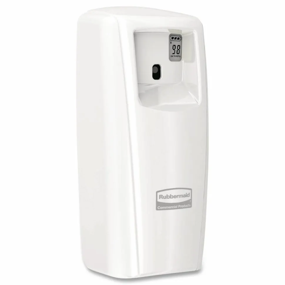 Rubbermaid Commercial TC Microburst Odor Control System 9000 LCD, 3.6 x 4.33 x 8.75, White