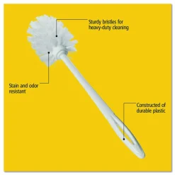 Rubbermaid Commercial Toilet Bowl Brush - Polypropylene Bristle - 1.13
