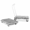 Rubbermaid Commercial Triple Trolley Platform Truck with Angled-Loop Handle, 500 lb Capacity, 20.5 x 32.5 x 35, Black