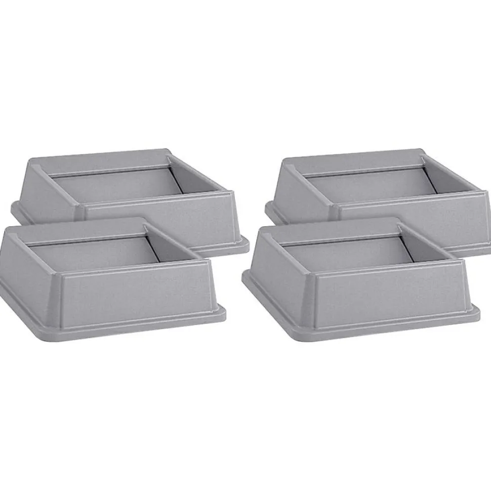 Rubbermaid Commercial Untouchable Square Swing Top