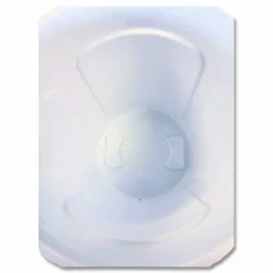 Rubbermaid Commercial Vented Round Brute Container, 10 gal, Plastic, White