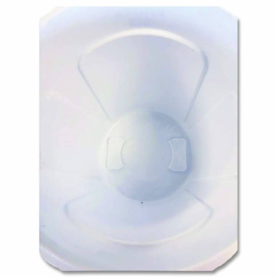 Rubbermaid Commercial Vented Round Brute Container, 10 gal, Plastic, White