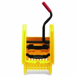 Rubbermaid Commercial WaveBrake 2.0 Bucket/Wringer Combos, Side-Press, 35 qt, Plastic, Blue