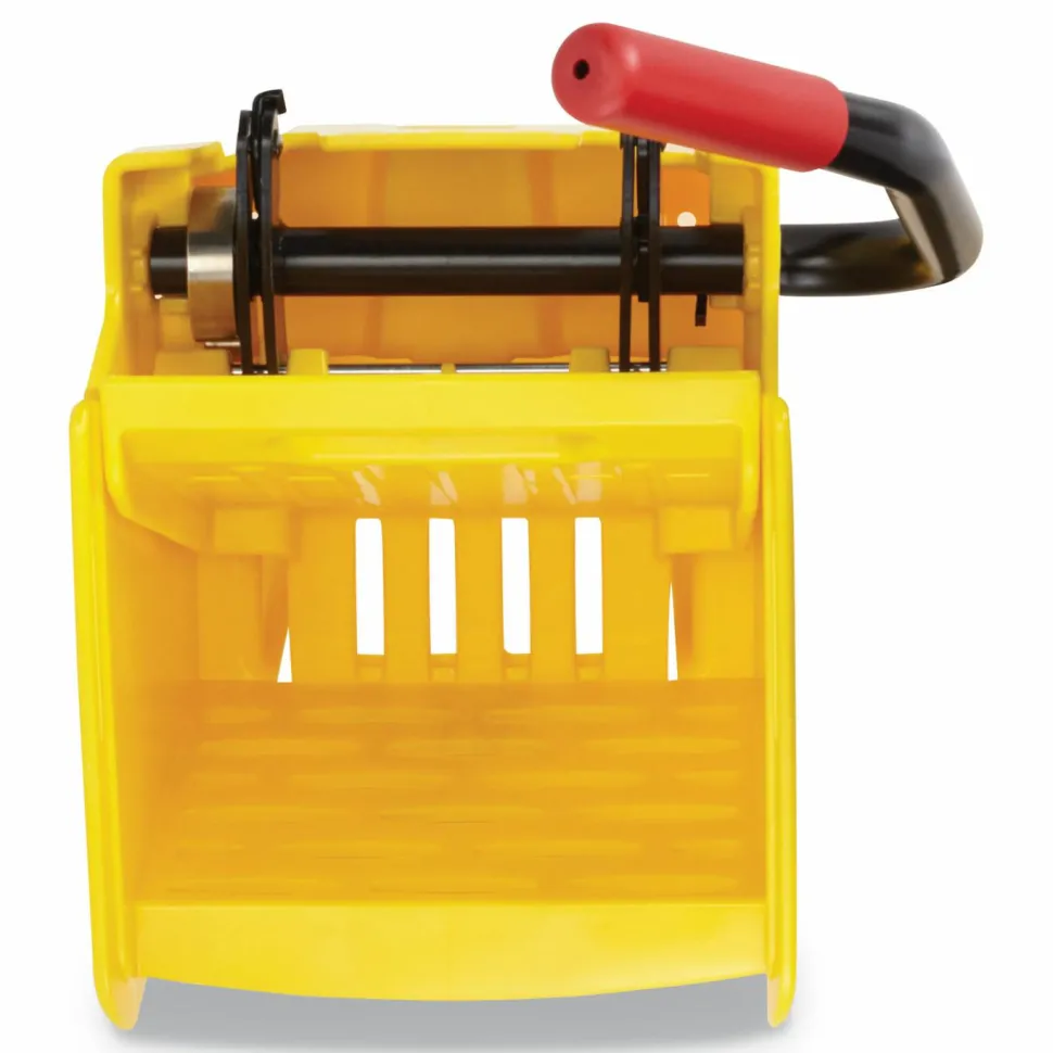 Rubbermaid Commercial WaveBrake 2.0 Wringer, Side-Press, Yellow