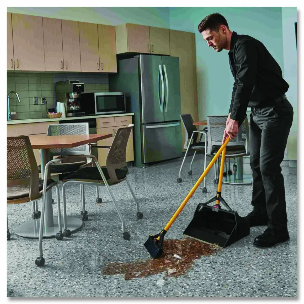 Rubbermaid Commercial Wet/Dry Debris Pan, 32 Oz Capacity, 16 7/8"H x 12"W x 29"D, Black