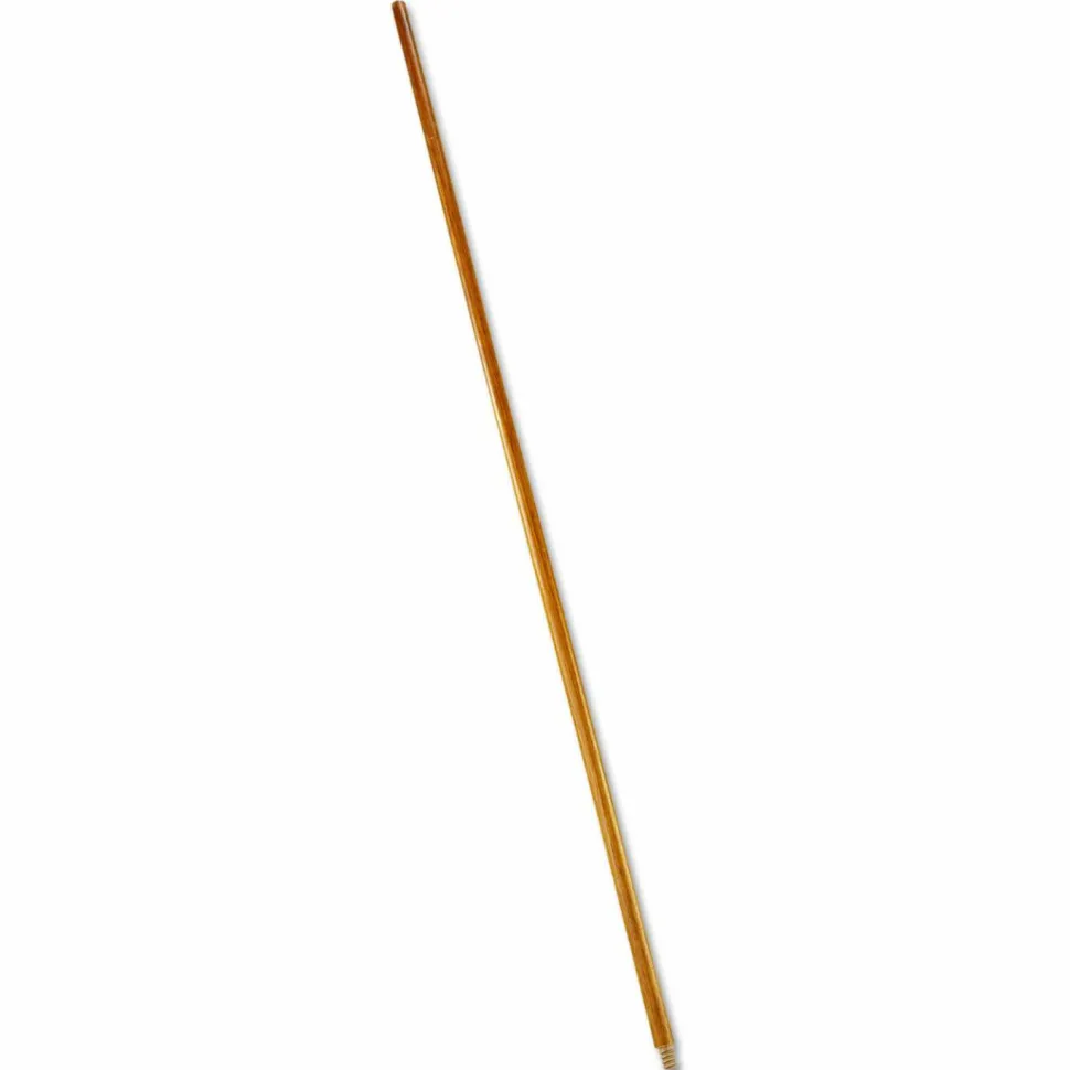Rubbermaid Commercial Wood Threaded-Tip Broom/Sweep Handle, 0.94" dia x 60", Natural