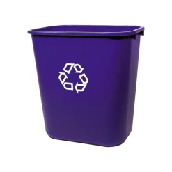 Rubbermaid Desk-Side Container, 7-Gallons, Blue