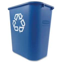 Rubbermaid Desk-Side Container, 7-Gallons, Blue