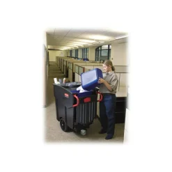 Rubbermaid Desk-Side Container, 7-Gallons, Blue