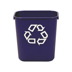 Rubbermaid Desk-Side Container, 7-Gallons, Blue