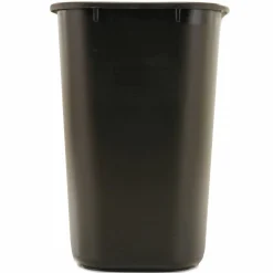 Rubbermaid Durable Polyethylene Wastebasket, 7 Gallons, Black