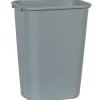 Rubbermaid Durable Polyethylene Wastebasket, 10 1/4 Gallons (38.8L), Gray