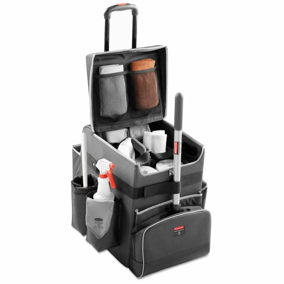Rubbermaid Executive Quick Cart, Large, Dark Gray