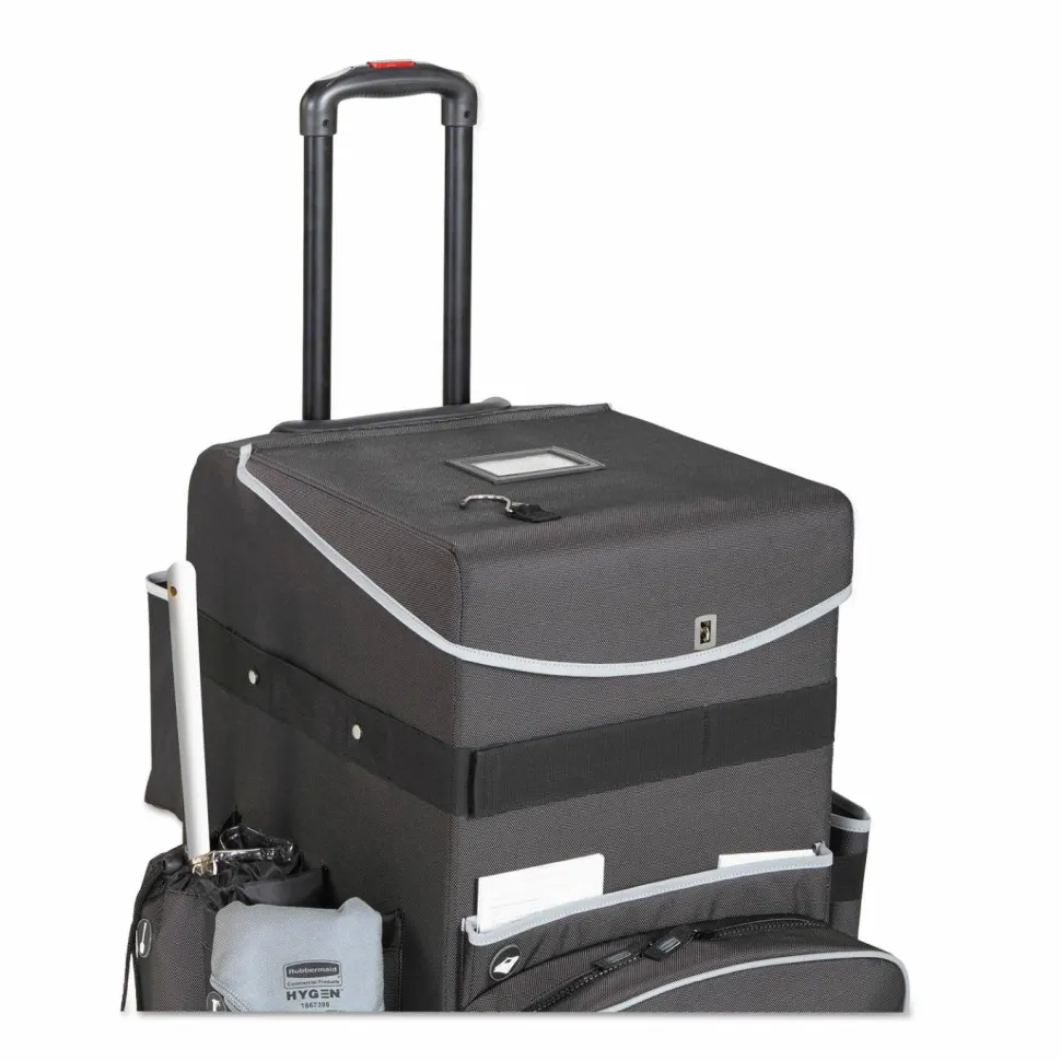 Rubbermaid Executive Quick Cart, Large, Dark Gray
