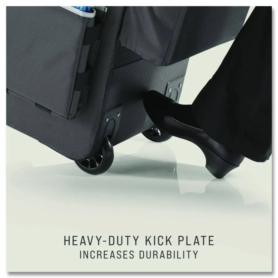 Rubbermaid Executive Quick Cart, Large, Dark Gray