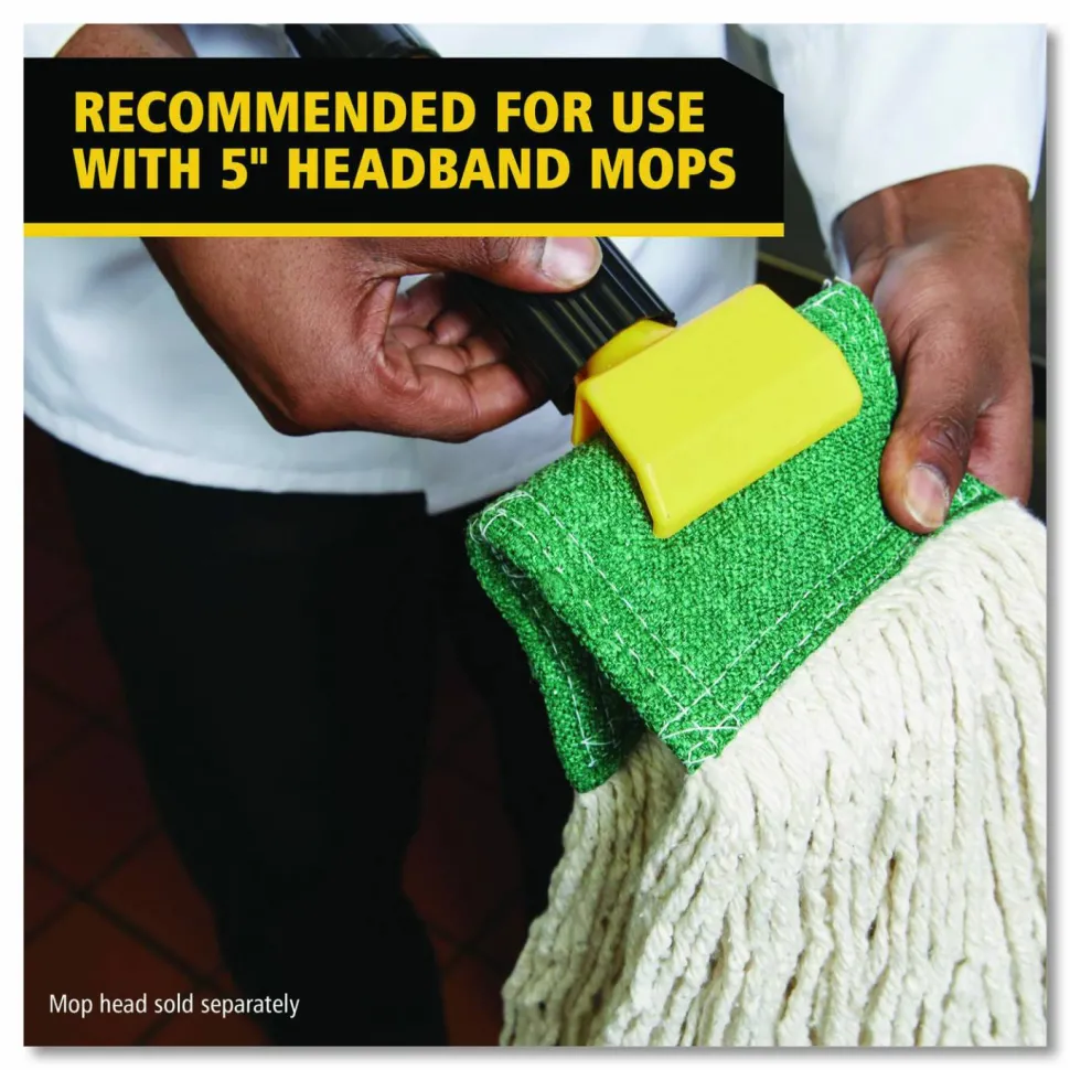Rubbermaid Gripper Wet Mop Handle, 60", Fiberglass