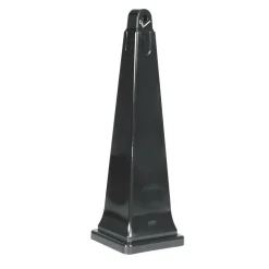 Rubbermaid GroundsKeeper Pyramid-Shaped Plastic/Steel Cigarette Waste Collector, 1 Gallon, 39 3/4