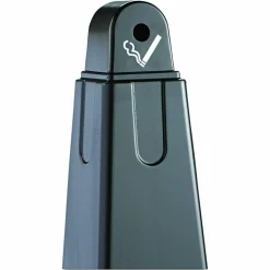 Rubbermaid GroundsKeeper Pyramid-Shaped Plastic/Steel Cigarette Waste Collector, 1 Gallon, 39 3/4