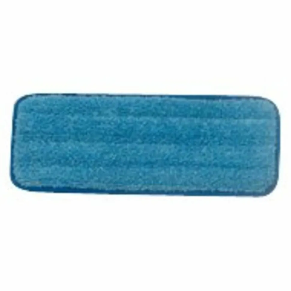 Rubbermaid Hygen Microfiber Floor Pads, 11", Blue, Pack Of 6 Pads