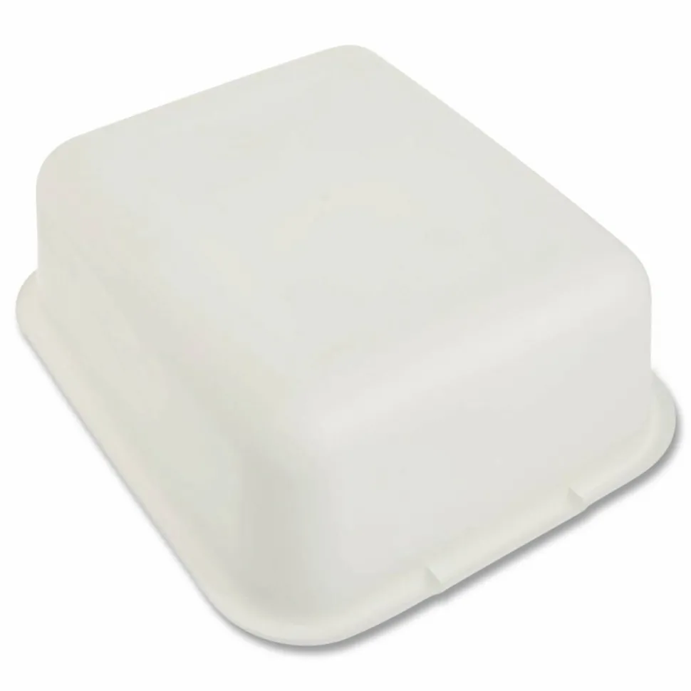 Rubbermaid Microban Dishpan, 4.5 gal, 14.5" x 12.5" x 5.7", White, 6/Carton