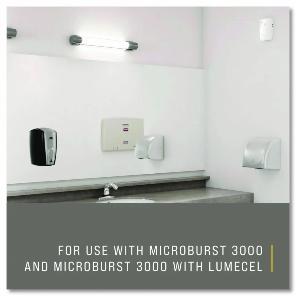 Rubbermaid Microburst 3000 Air Freshener Refills, Linen Fresh, 2 Oz, Case Of 12