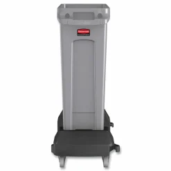 Rubbermaid Slim Jim Rectangular Plastic Waste Containers With Vent Channels, 23 Gallons, 30