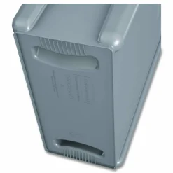 Rubbermaid Slim Jim Rectangular Plastic Vented Waste Container, 16 Gallons, 25