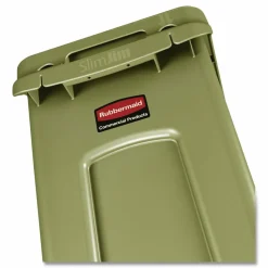 Rubbermaid Slim Jim Waste Container With Vents Channels, 23 Gallons, 30