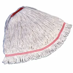 Rubbermaid Swinger Loop Wet Mop, Large 5" Headband, White