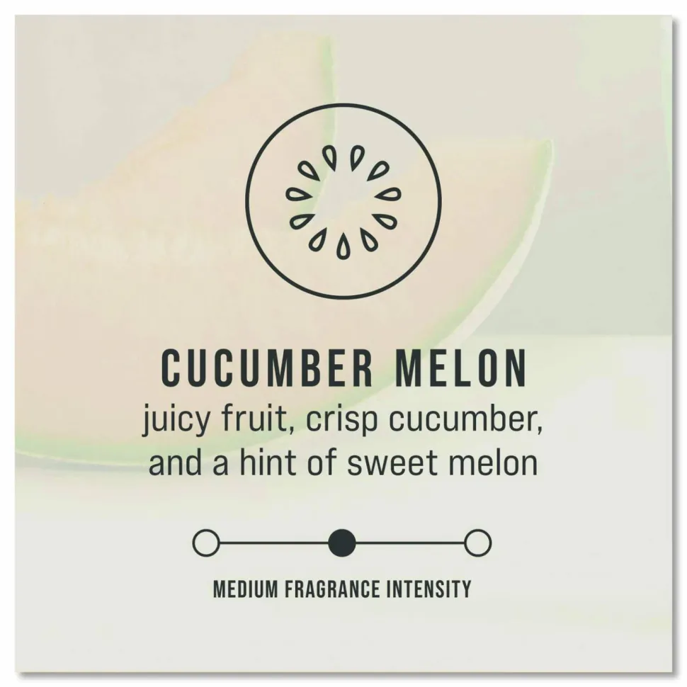 Rubbermaid TCell Air Freshener Refills, 1.62 Oz, Cucumber Melon, Case Of 6