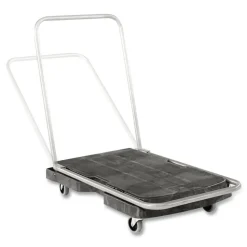 Rubbermaid Utility-Duty Home/Office Cart, 250 lb Capacity, 20.5 x 32.5, Platform, Black