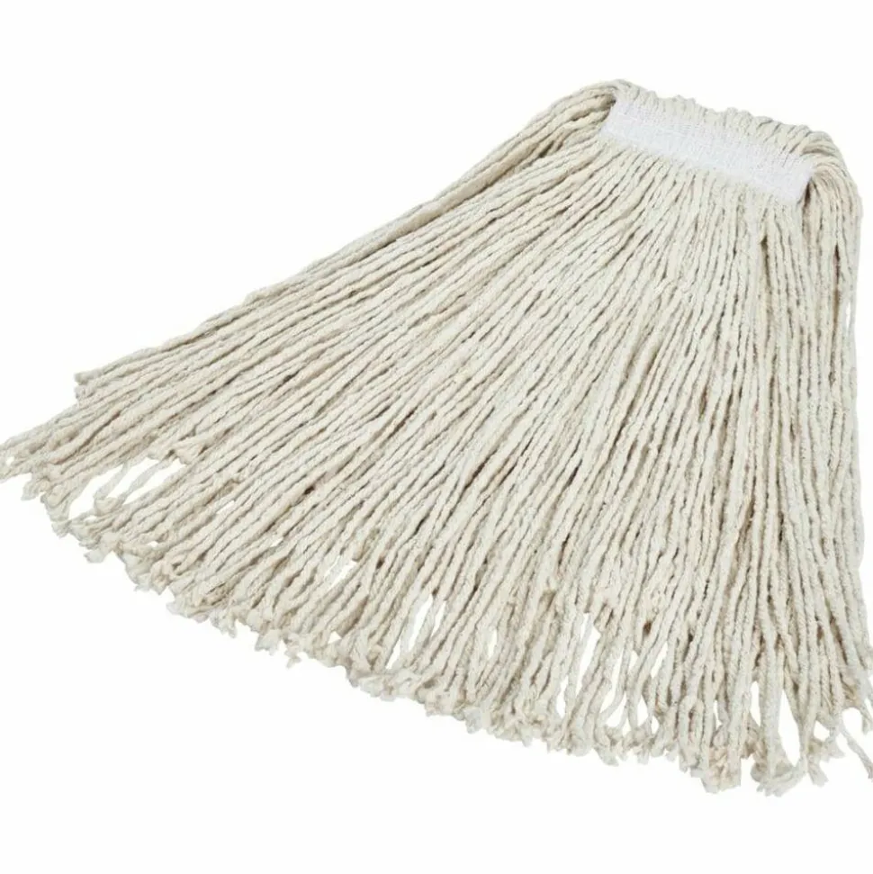 Rubbermaid Value-Pro Cotton Mop Head, #24, Pack Of 12