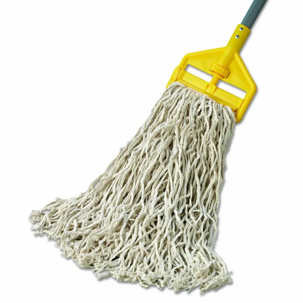 Rubbermaid Value-Pro Cotton Mop Head, #24, Pack Of 12