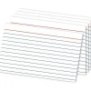 Ruled Index Cards, 4" x 6", White, Pack Of 300