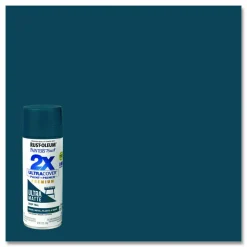 Rust-Oleum Painter's Touch 2X Ultra Cover Spray Paint, Ultra Matte Teal, 12 oz Aerosol Can