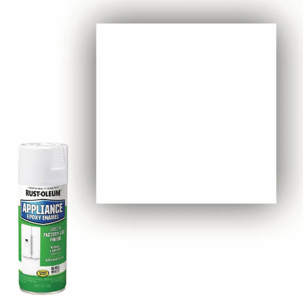 Rust-Oleum Specialty Appliance Epoxy Spray Paint, Gloss White, 12 oz Aerosol Can