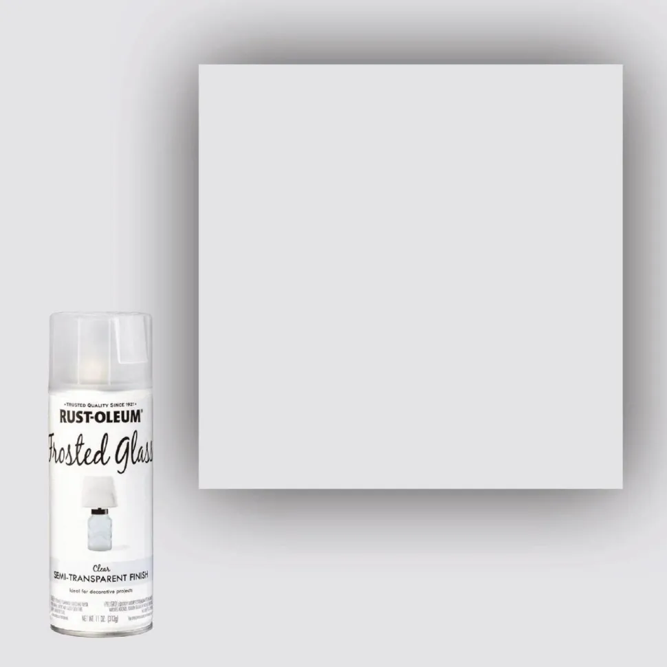 Rust-Oleum Specialty Frosted Glass Spray Paint, Matte Clear, 11 oz Aerosol Can, 6/Carton