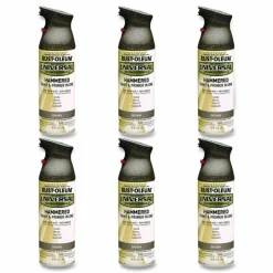 Rust-Oleum Universal Premium Spray Paint, Hammer Brown, 12 oz Aerosol Can, 6/Carton