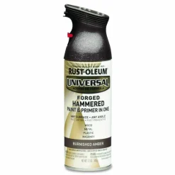 Rust-Oleum Universal Premium Spray Paint, Hammer Amber, 12 oz Aerosol Can, 6/Carton