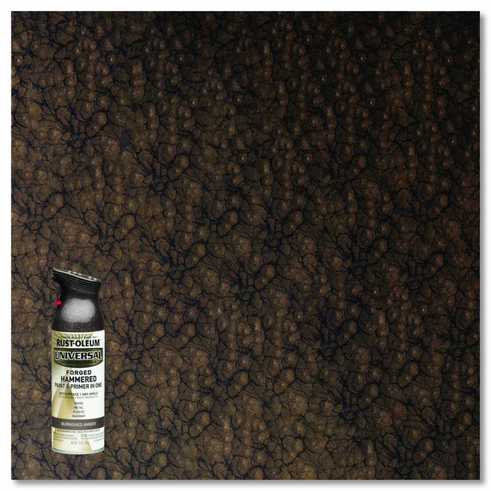 Rust-Oleum Universal Premium Spray Paint, Hammer Amber, 12 oz Aerosol Can