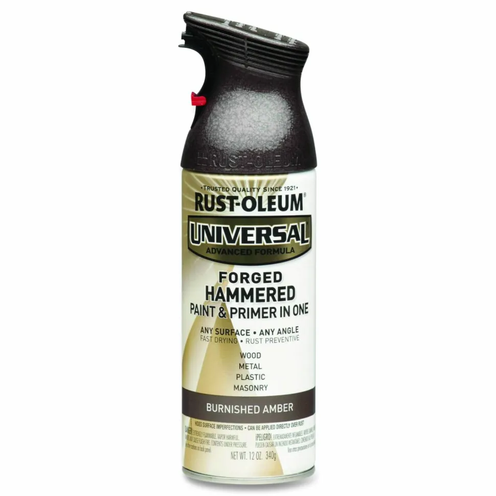 Rust-Oleum Universal Premium Spray Paint, Hammer Amber, 12 oz Aerosol Can