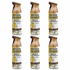 Rust-Oleum Universal Premium Spray Paint, Aged Copper, 12 oz Aerosol Can, 6/Carton