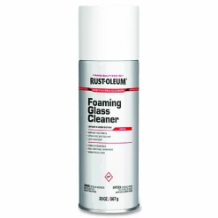 Rust-Oleum Professional Foaming Glass Cleaner Aerosol, 20 oz Aerosol Spray, 12/Carton