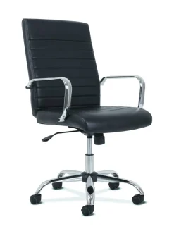 Sadie 5-Eleven Mid-Back Executive Chair, Supports Up to 250 lb, 17.1