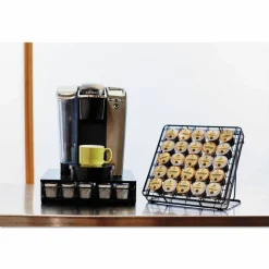 Safco Onyx One Drawer Hospitality Organizer, 5 Compartments, 12.5 x 11.25 x 3.25, Black