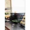Safco Onyx Three Drawer Hospitality Organizer, 7 Compartments, 11.5 x 8.25 x 8.25, Black