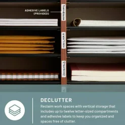 Safco Adjustable Literature Organizer, 9