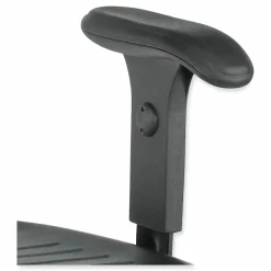 Safco Adjustable T-Pad Armrest for Safco Task Master Series Chairs, 3 x 9.75 x 11.5, Black, 2/Set