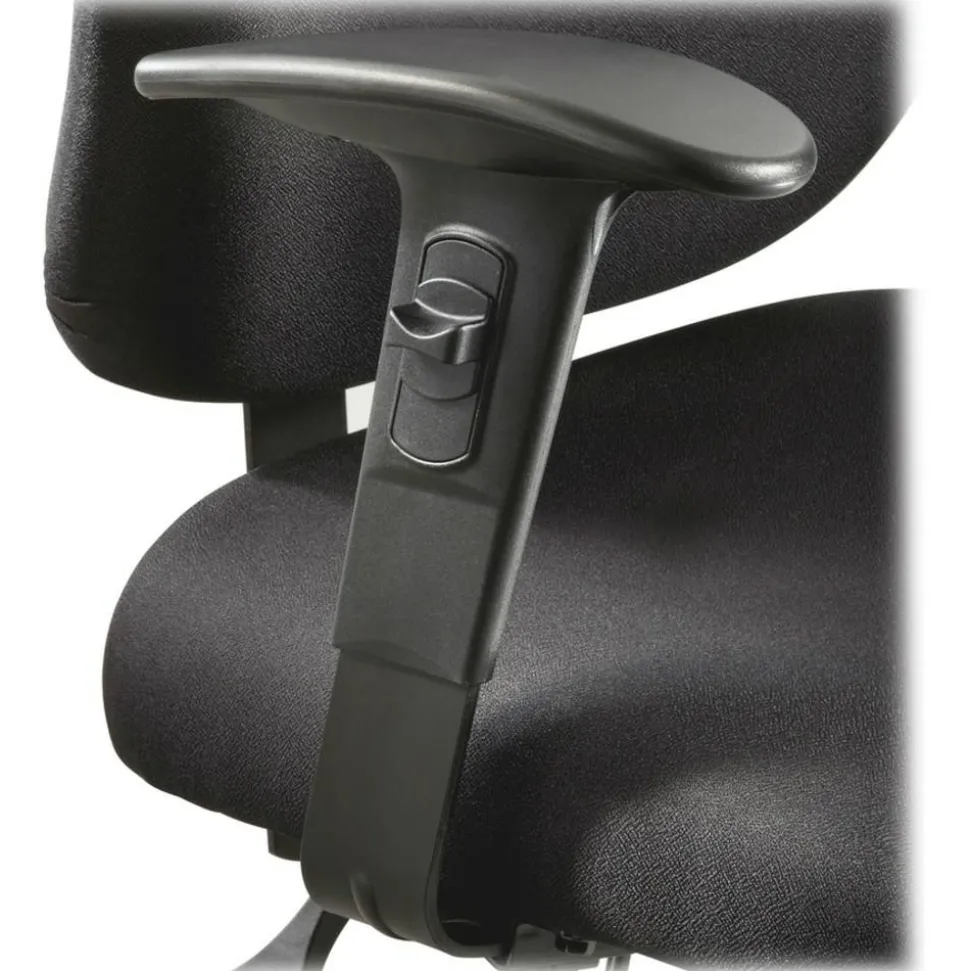 Safco Adjustable Width Arm Kit for Vue and Alday Chairs, Black, Set of 2