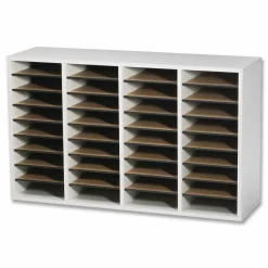 Safco Adjustable Wood Literature Organizer, 24